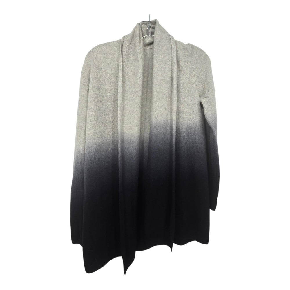 C by Bloomingdales 2 Ply Cashmere Shawl Collar Cardigan Sweater Women's XS Ombre
